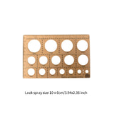 Maxbell Graffiti Stencil Card Drawing Tires Track Spray Paint for Fabric Wood Canvas Round pattern