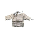 Maxbell 1:6 Scale Miniature Button Down Coat Retro for 12inch Female Figures Costume