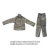 Maxbell 1/6 Scale Figure Doll Clothes Jacket and Pants for 12'' inch Figures