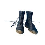 Maxbell 1:6 Scale Miniature Lace up Boot Low Heel Boots for 12'' Female Dolls Figure black