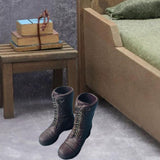 Maxbell 1:6 Scale Short Tube Boots Low Heel Boots for 12'' Male Dolls Figure Costume
