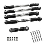 Maxbell 5x Steering Links Professional Replacing Adjustable for 1/7 1/8 DIY Modified