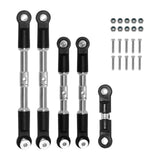 Maxbell 5x Steering Links Professional Replacing Adjustable for 1/7 1/8 DIY Modified