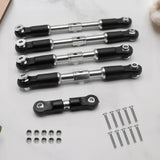 Maxbell 5x Steering Links Professional Replacing Adjustable for 1/7 1/8 DIY Modified