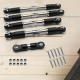 Maxbell 5x Steering Links Professional Replacing Adjustable for 1/7 1/8 DIY Modified