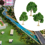 Maxbell 3 Pieces Miniature Trees for Sand Table DIY Scenery Landscape Diorama Layout green tree