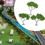 Maxbell 3 Pieces Miniature Trees for Sand Table DIY Scenery Landscape Diorama Layout broadleaf tree