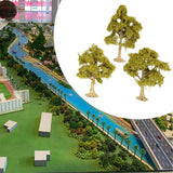 Maxbell 3 Pieces Miniature Trees for Sand Table DIY Scenery Landscape Diorama Layout deciduous tree