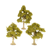 Maxbell 3 Pieces Miniature Trees for Sand Table DIY Scenery Landscape Diorama Layout deciduous tree