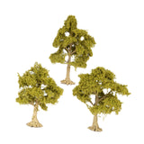 Maxbell 3 Pieces Miniature Trees for Sand Table DIY Scenery Landscape Diorama Layout deciduous tree