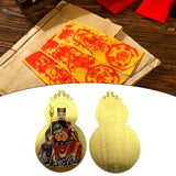 Maxbell 2x Metal Buddha Card Protection Cards for Fengshui Gift Offices Car Handbags Multicolor