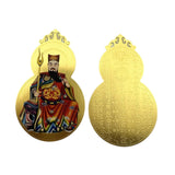 Maxbell 2x Metal Buddha Card Protection Cards for Fengshui Gift Offices Car Handbags Multicolor