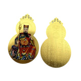 Maxbell 2x Metal Buddha Card Protection Cards for Fengshui Gift Offices Car Handbags Multicolor