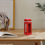 Maxbell Telephone Booth Piggy Bank Statue Telephone Booth for Children Birthday Gift