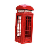 Maxbell Telephone Booth Piggy Bank Statue Telephone Booth for Children Birthday Gift
