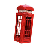 Maxbell Telephone Booth Piggy Bank Statue Telephone Booth for Children Birthday Gift