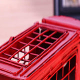 Maxbell Telephone Booth Piggy Bank Statue Telephone Booth for Children Birthday Gift