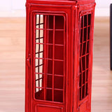 Maxbell Telephone Booth Piggy Bank Statue Telephone Booth for Children Birthday Gift