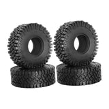 Maxbell 4 Pieces 1:10 RC Car Wheels and Tires RC Part for SCX10 RC Car DIY Accessory