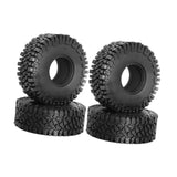 Maxbell 4 Pieces 1:10 RC Car Wheels and Tires RC Part for SCX10 RC Car DIY Accessory