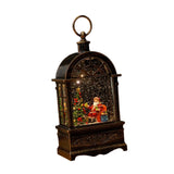 Maxbell Christmas Music Box Lantern Light Lighted Christmas for Party Desktop Indoor B