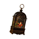 Maxbell Christmas Music Box Lantern Light Lighted Christmas for Party Desktop Indoor B