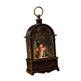 Maxbell Christmas Music Box Lantern Light Lighted Christmas for Party Desktop Indoor C