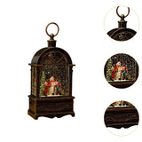 Maxbell Christmas Music Box Lantern Light Lighted Christmas for Party Desktop Indoor C