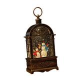 Maxbell Christmas Music Box Lantern Light Lighted Christmas for Party Desktop Indoor D