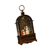 Maxbell Christmas Music Box Lantern Light Lighted Christmas for Party Desktop Indoor D