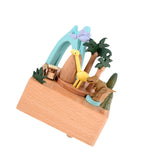 Maxbell Music Box Cute Clockwork Toy Desktop Ornament for Shelf Desk Anniversary