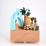 Maxbell Music Box Cute Clockwork Toy Desktop Ornament for Shelf Desk Anniversary