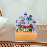 Maxbell Wood Musical Box Birthday Gift Tabletop Ornament for Indoor Office Festivals
