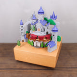 Maxbell Wood Musical Box Birthday Gift Tabletop Ornament for Indoor Office Festivals
