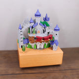 Maxbell Wood Musical Box Birthday Gift Tabletop Ornament for Indoor Office Festivals
