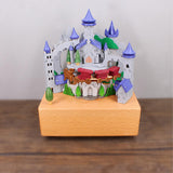 Maxbell Wood Musical Box Birthday Gift Tabletop Ornament for Indoor Office Festivals