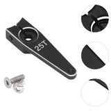 Maxbell 25T Servo Arm Sturdy Upgrade Replace RC Accessory for RC Car RC Vehicles DIY Black 1 inch