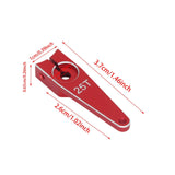 Maxbell 25T Servo Arm Sturdy Upgrade Replace RC Accessory for RC Car RC Vehicles DIY Red 1 inch