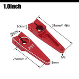 Maxbell 25T Servo Arm Sturdy Upgrade Replace RC Accessory for RC Car RC Vehicles DIY Red 1 inch