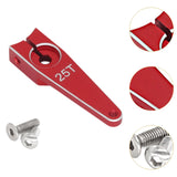 Maxbell 25T Servo Arm Sturdy Upgrade Replace RC Accessory for RC Car RC Vehicles DIY Red 1 inch
