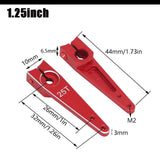 Maxbell 25T Servo Arm Sturdy Upgrade Replace RC Accessory for RC Car RC Vehicles DIY Black 1.25 inch