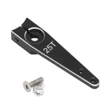 Maxbell 25T Servo Arm Sturdy Upgrade Replace RC Accessory for RC Car RC Vehicles DIY Black 1.25 inch
