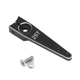 Maxbell 25T Servo Arm Sturdy Upgrade Replace RC Accessory for RC Car RC Vehicles DIY Black 1.25 inch