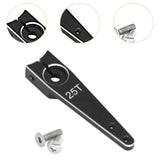 Maxbell 25T Servo Arm Sturdy Upgrade Replace RC Accessory for RC Car RC Vehicles DIY Black 1.25 inch