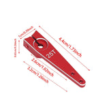 Maxbell 25T Servo Arm Sturdy Upgrade Replace RC Accessory for RC Car RC Vehicles DIY Red 1.25 inch