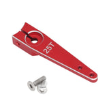 Maxbell 25T Servo Arm Sturdy Upgrade Replace RC Accessory for RC Car RC Vehicles DIY Red 1.25 inch