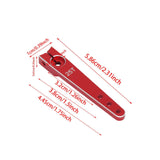 Maxbell 25T Servo Arm Sturdy Upgrade Replace RC Accessory for RC Car RC Vehicles DIY Red 1.75 inch