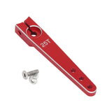 Maxbell 25T Servo Arm Sturdy Upgrade Replace RC Accessory for RC Car RC Vehicles DIY Red 1.75 inch