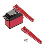 Maxbell 25T Servo Arm Sturdy Upgrade Replace RC Accessory for RC Car RC Vehicles DIY Red  2inch