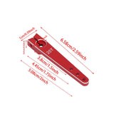Maxbell 25T Servo Arm Sturdy Upgrade Replace RC Accessory for RC Car RC Vehicles DIY Red  2inch